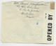 FRANCE N° 539 +514 LETTRE AVION Défaut Ouverture MONTPELLIER 1942 POUR USA  CENSURE AU TARIF - 1921-1960: Modern Period