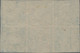 Tibet: 1914, 4 T. Indigo, A Full Sheet Of Six , Unused No Gum As Issued, Two Pinholes At Center Marg - Asia (Other)