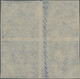 Tibet: 1914, 4 T. Indigo, A Block Of Four, Unused No Gum As Issued (Michel Cat. 6800.-) - Asia (Other)