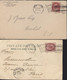 Canada Lettre + CP YT 65 Seul Sur Document CAD Montréal 12 SEP 00 + 8 FEB 1901 Drapeau Grande Bretagne + Canada - Covers & Documents