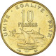 Monnaie, Djibouti, 10 Francs, 1999, Paris, SUP, Bronze-Aluminium, KM:23 - Djibouti