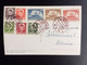 GREENLAND POSTCARD ROYAL FAMILY OF DENMARK WITH STAMPS 1950 GRONLAND GROENLAND - Storia Postale