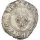 Monnaie, France, Charles VI, Florette, Tournai, TB+, Billon, Duplessy:387A - 1380-1422 Charles VI Le Fol