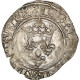 Monnaie, France, Charles VI, Florette, Tournai, TTB, Billon, Duplessy:387A - 1380-1422 Charles VI Le Fol