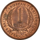 Monnaie, Etats Des Caraibes Orientales, Elizabeth II, Cent, 1965, TTB+, Bronze - Britse Caribische Gebieden