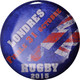 Monnaie, Grande-Bretagne, Coupe Du Monde De Rugby - 2015, 1/2 Penny, 2015 - 1/2 Penny & 1/2 New Penny