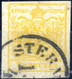 O 1850, 1 Kreuzer Kadmiumgelb Auf Handpapier, Gestempelt, Pracht, Signiert Seitz, ANK 1 H III / 170,- - Zonder Classificatie