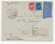 IMPERIAL AIRWAYS 1936 Airmail Air Mail Cover EGYPTE EGYPT PAR AVION To FRANCE REIMS Via MARSEILLE TAXE - 1921-1960: Période Moderne