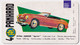 Image Carte De Jeu Thème Voiture Automobile 11x6cm -Années 1950/60 - Panhard Dyna Junior Sprint Cabriolet A59-68 - Other & Unclassified