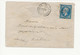 LSC 1863 LA CHAPELLE SUR LOIRE 36 INDRE ET LOIRE PC 742 Pour RICHELIEU 20c BLEU EMPIRE DENTELE NAPOLEON - 1849-1876: Classic Period