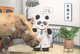 Rhinoceros - Doctor Panda & Patient White Rhino, Don't Cut His Corners - Rinoceronte