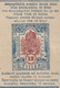 1908 Hungary PEST County VERSEG - REVENUE TAX - CROWN Coat Of ARMS - DONKEY Animal Passport 12 Fill - Revenue Stamps