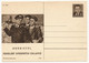 TCHECOSLOVAQUIE - Carte Postale (entier Postal) - Groupe Soldat - Ouvriers - Cartes Postales