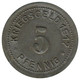 ALLEMAGNE - OHLIGS - 05.1 - Monnaie De Nécessité - 5 Pfennig 1917 - Monetary/Of Necessity