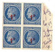 YT 791 Ceres Mazelin : 2 Blocs De 4 N** Variétés "Barbe" & "Trait Au Menton" - Unused Stamps