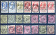 Belgique, Lot De 21 Timbres PERFORES Divers - (F2042) - Unclassified