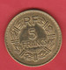 Piéce - 5 Francs Type Lavrillier - Bronze-alu - 1940 - 5 Francs