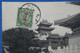 X10 CHINA BELLE CARTE ENV. 1912  ++ TUNG LING VIEW+ SURCHARGE ROUGE++ AFFRANCHISSEMENT INTERESSANT - Lettres & Documents