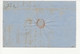 LAC 1857 LETTRE De BORDEAUX Gironde Pour MARSEILLE AFFRANCHIE Du 20c NAPOLEON III NON DENTELE - 1849-1876: Période Classique