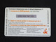 TELECARTE TICKET TELEPHONE INTERNATIONAL 7,5 EUROS FRANCE TELECOM - FT Tickets