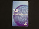 TELECARTE TICKET TELEPHONE INTERNATIONAL 7,5 EUROS FRANCE TELECOM - FT