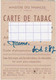 Ancienne Carte De Tabac - 1947 (Reims) - Supplies And Equipment