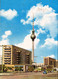 1969, DDR, Berlin, Karl - Marx - Allee Mit Fernseh - Und UKW - Turm - Friedrichshain