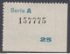 LOTE 2112E  ///   (C105)  ESPAÑA GUERRA CIVIL  MADRID Nº 71. CAT.FESOFI/SOFIMA CON NUMERO AL DORSO - Spanish Civil War Labels