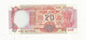 JC, Billet , INDE , Reserve Bank Of INDIA, 20 , Twenty Rupees , UNC, 2 Scans - Inde