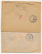 FRANCE - 6 Enveloppes Cachets "Poste Aux Armées" 1950 / 2 Sur 15F Gandon, 2 Sur FM Rouge, 2 En Arrivée Depuis Pontoise - Briefe U. Dokumente