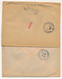 FRANCE - 6 Enveloppes Cachets "Poste Aux Armées" 1950 / 2 Sur 15F Gandon, 2 Sur FM Rouge, 2 En Arrivée Depuis Pontoise - Lettres & Documents