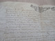 1691 Pièce Signée Sur Velin Gamarze Fillipeaux Bousselin X 3 Reçu Par La Roche - Manuskripte