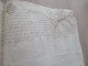 1785 Pièce Velin  Avec Sceau Montargis Loiret Baillage Jaubert Montvilliers Ancien Officier Chaprerou Laboureur à Confir - Manuscrits