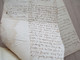 Delcampe - X2  Documents Dont 1669 De Grammont. Texte à Découvrir - Manuscripten