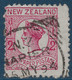 Nouvelle Zelande New Zeland Victoria N°37a Oblitéré Dentelé 12 1/2 TTB Cote Yvert : 100 € - Used Stamps