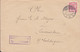 Deutsches Reich Kgl. Preusissche Oberförsterei Purple Cds. COPPENBRÜGGE 1903 Cover Brief 10 Pf. Frei Durch Ablösung - Dienstzegels