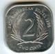 Caraïbes Orientales East Caribbean 2 Cents 1996 KM 11 - Caraïbes Orientales (Etats Des)