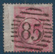 Grande Bretagne 1857 N°17 4 Pence Rose Pale Obl Killer Leger 85 Superbe Frappe BDFeuille TTB - Oblitérés