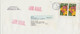 USA 1991, 45 C (2x) Air Mail Stamp LOVE Greetings On Very Fine Cover From „SAN JOSE CA 951“ To Germany – On The Backside - Briefe U. Dokumente