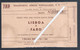 Ticket For TAP Transportes Aéreos Portugueses From Lisbon To Faro. TAP Transportes Aéreos Reiseticket Für Portugiesen Vo - Europe