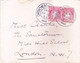 IRELAND : ENTIRE : YEAR 1937 : COVER POSTED FROM DROICHEAD NA RANNDAN FOR LONDON : USE OF 2v 1 PINSIN STAMPS - Briefe U. Dokumente