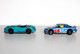 LOT 2 MAJORETTE SUPERS - STOCK CAR N°217/18 + ROADSTER N°213/14 - 1/60 - COURSE MINIATURE AUTOMOBILE        (030122.13) - Majorette