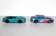 LOT 2 MAJORETTE SUPERS - STOCK CAR N°217/18 + ROADSTER N°213/14 - 1/60 - COURSE MINIATURE AUTOMOBILE        (030122.13) - Majorette