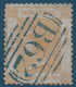 HONG KONG Victoria N°2 8c Bistre Pale Oblitéré Killer Bleu B62 SUPERBE - Used Stamps