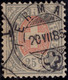 Heimat VS ZERMATT 1885-07-20  Post-Stempel Auf 25 Rp. Telegraphen-Marke Zu#15 - Telegraph