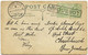 1908 GRANDE BRETAGNE MARITIME CARTE POSTALE HUMORISTIQUE AFFRANCHIE GB OBLITEREE GRIFFE PAQUEBOT ET PORT-SAID 30 VI  08 - Poststempel