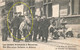 Les Soldats Allemands à BRUXELLES - Devant La Gare De SCHAERBEEK - Carte Animée Et Circulé En 1915 Sous L'occupation - Schaerbeek - Schaarbeek
