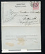 ÖSTERREICH Kartenbrief K39 Triest Trieste 9.9.1899 - Carte-Lettere