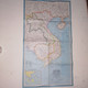 178847 ASIA VIETNAM CAMBODIA - LAOS AND EASTERN THAILAND MAP MAPA 1965 29 X 52 CM NO POSTAL POSTCARD - World