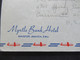 GB Kolonie Jamaica 1940er Jahre Via Air Mail / Luftpostbeleg Umschlag Hotelpost Myrtle Bank Hotel Kingston Jamaica - Giamaica (...-1961)